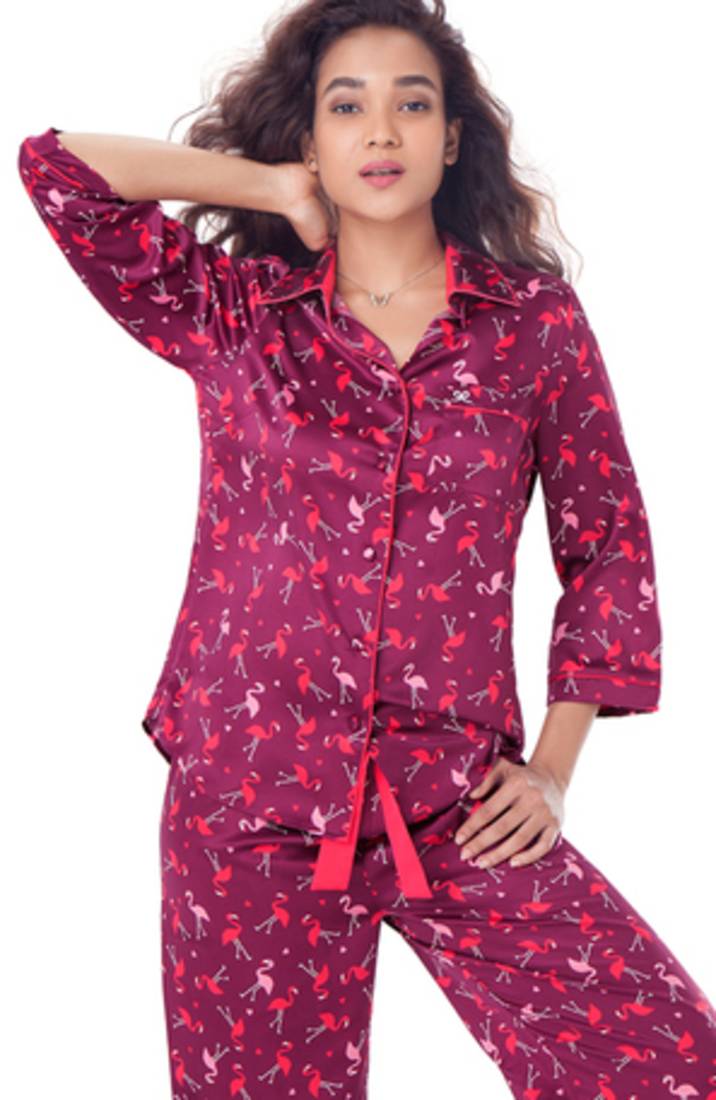PrettySecrets Satin Pajama Set