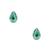 Aqua Blue Stone Stud Earrings Jewellery for Women - Orniza