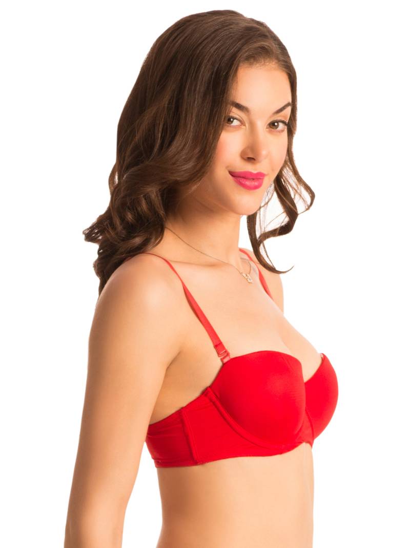  Strapless Fling  Spicy Red Multiway T-Shirt Bra