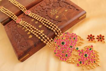 Beautiful Gold Design Replica Original Kemp Bridal Haar Set 1