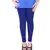 Blue cotton lycra stitched leggings