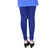 Blue cotton lycra stitched leggings