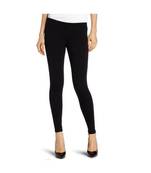 Black cotton lycra stitched leggings