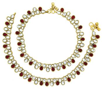 gold plated anklets 1