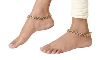 gold plated anklets 1