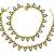 gold plated anklets