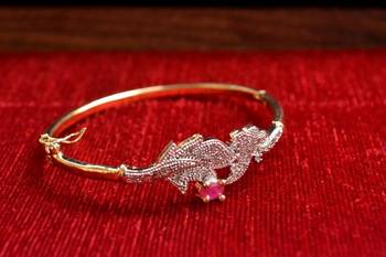 Gold stone bangles and bracelets 1