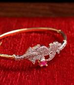 Gold stone bangles and bracelets