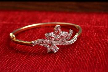 Gold stone bangles and bracelets 1