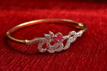 Gold stone bangles and bracelets 1