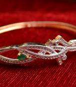 Gold stone bangles and bracelets