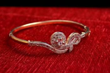 Gold stone bangles and bracelets 1