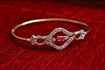 Gold stone bangles and bracelets 1