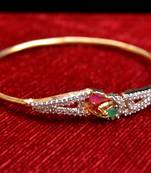 Gold stone bangles and bracelets
