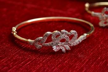 Gold stone bangles and bracelets 1