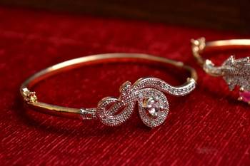 Gold stone bangles and bracelets 1