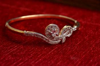 Gold stone bangles and bracelets 1