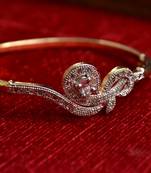 Gold stone bangles and bracelets