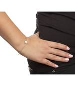 Gold stone bracelets