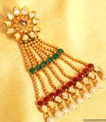 Kundan Polki Mulrticolour Jhoomar