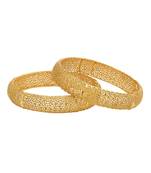 Gold Plain Bangles And Bracelets