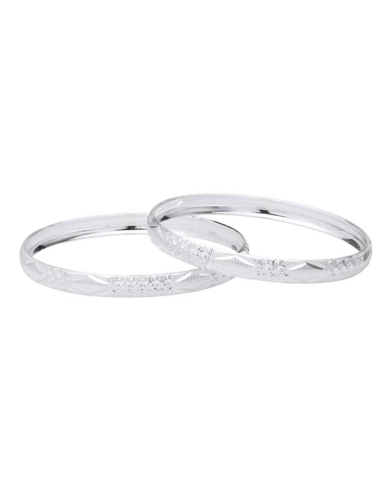 Bridal Bangles Voylla Fashion Jewellery Bangles Silver Plain