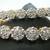 7 Stones Flower Zerkon Stones Setted 2 Pics Bangles