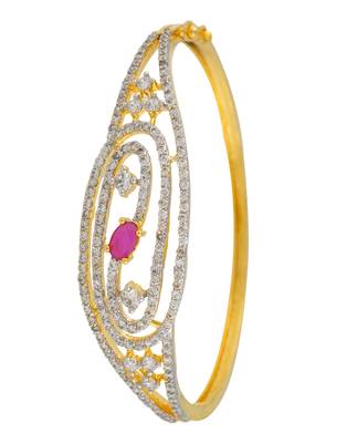 Red Cubic Zirconia Bangles And Bracelets 2