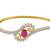 Affinity Jewellers Red Cubic Zirconia Bangles And Bracelets