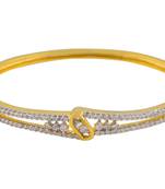 Gold Cubic Zirconia Bangles And Bracelets