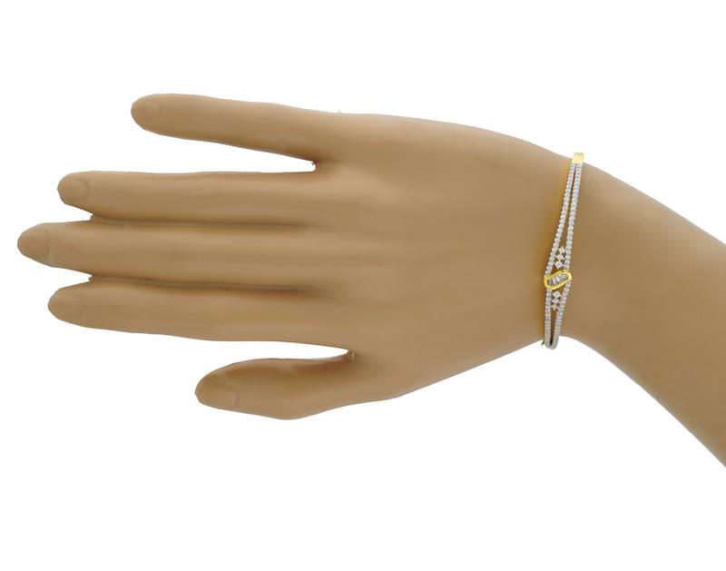 Gold Cubic Zirconia Bangles And Bracelets