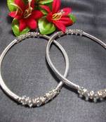 Silver Kada Anklet