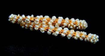 Real Pearls Seed Pearls Bangles From Hyderabad 1