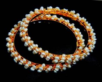Real Pearls Seed Pearls Bangles From Hyderabad 2