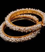 Real Pearls Seed Pearls Bangles From Hyderabad(Sridevi Bangle