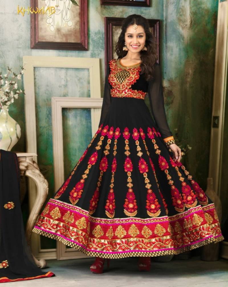 Shraddha Kapoor Awesome Party Wear Designer Anarkali salwar