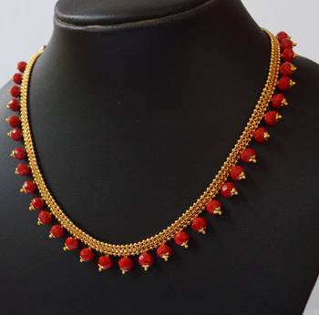 Red Crystal Necklaces 1