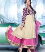 Dia Mirza Awesome Designer Double Layer Anarkali