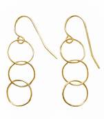 Golden special beautiful earrings