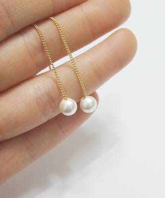 Special fancy unique pearl earrings 1