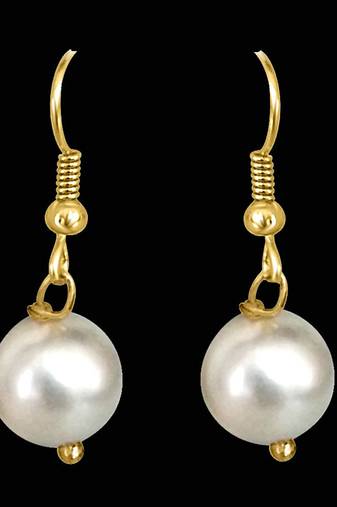 Special fancy unique pearl earrings