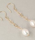 Special fancy unique pearl earrings