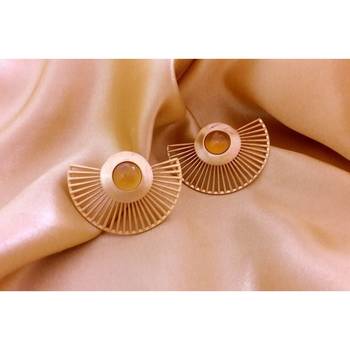 Golden Yellow Chaledony Ear Jackets 1