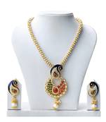 Super-Lite Peacock Design Multicolor Pearl Set