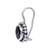 Peridot and pearl stone sterling silver drop earring