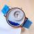 New Exclusive latest Blue colour Leather strap Girl's Wear watch arrival