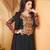 Sushmita Sen Black Resham Churidar Salwar Kameez By Fabfiza