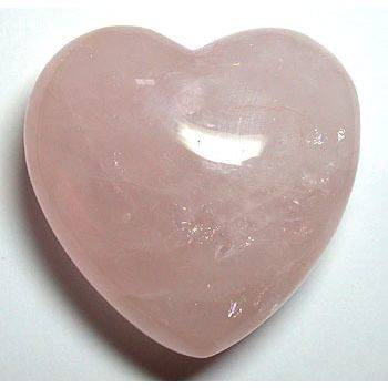 Rose quartz heart shaped stone set of 2 chakra healing crystal gemstone 1