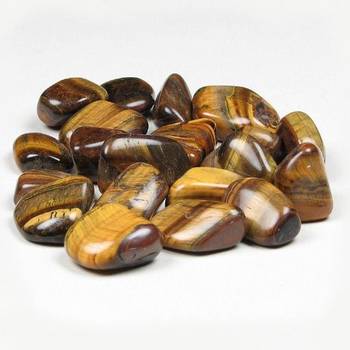 Tiger eye tumbled stone set of 7 healing crystal gemstone jewellery 1