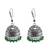 green Quartz Jhumkas